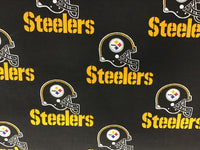 NFL Steelers Black  60 Inches wide 100294