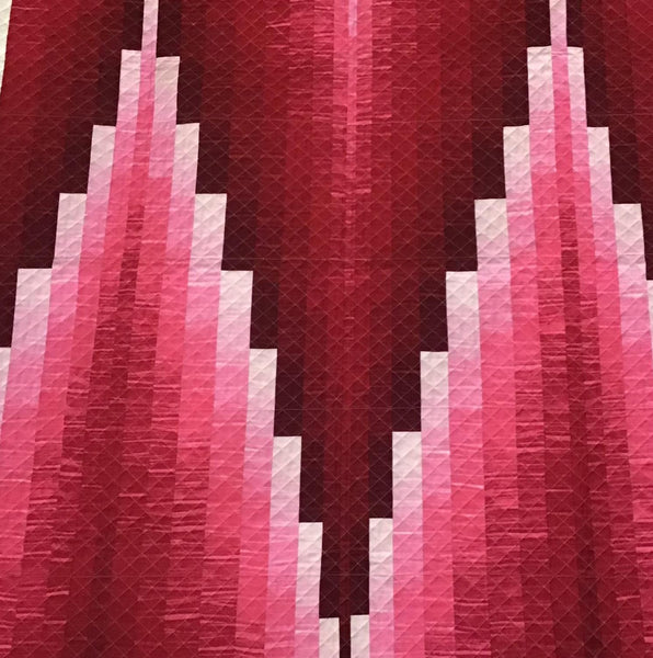 Gift 06 Twin Towers Pink Finished Quilt 40x44 105823