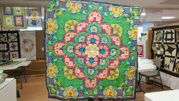 Gift 15 Sewn Seeds Quilt 58x60 Machine Embroidery 105835