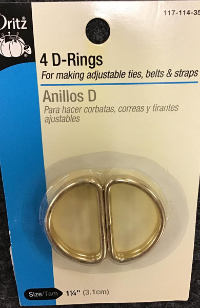 Dritz D-Ring 1 1/4" Gold 101311
