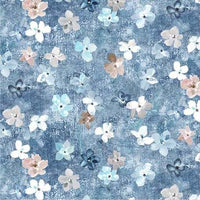 Flower Cluster Blue Michael Miller qd500274