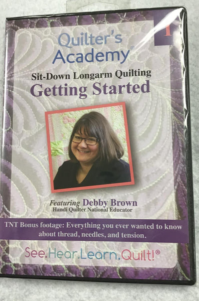 Quilter's Academy Sit Down Getting Started 102799