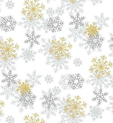 Windham Snowflakes White 106531